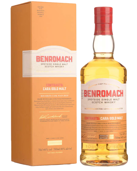 Benromach Cara Gold Malt Whisky 46% 700ml