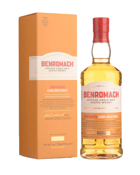 Benromach Contrasts Cara Gold Malt Single Malt Scotch Whisky (700ml)