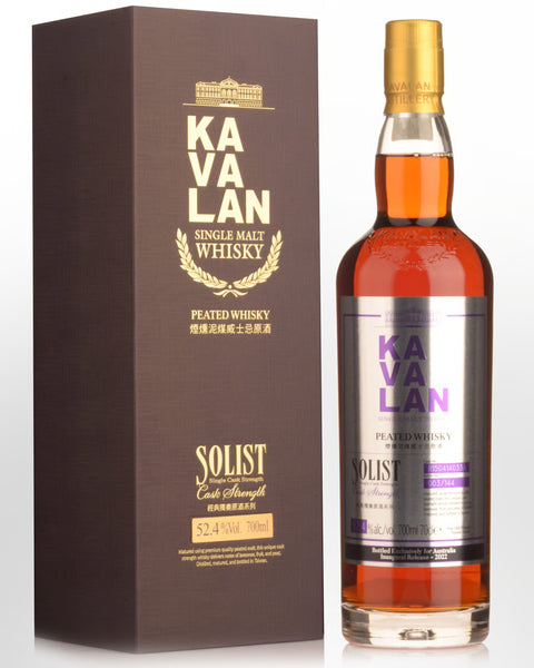 Kavalan Solist Peated Australian Exclusive Cask Strength Whisky (700ml)