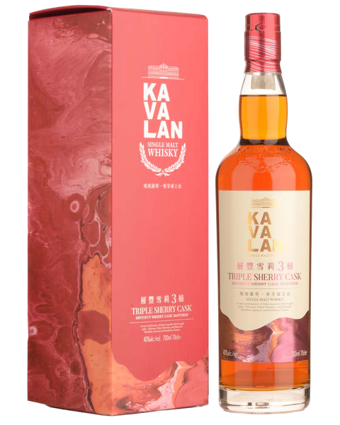 Kavalan Triple Sherry Cask Whisky 40% 700ml