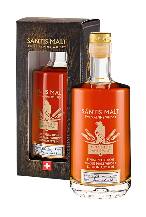 Santis Alpstein XIX Sherry Cask Finish Swiss Alpine Whisky 48% 500ml