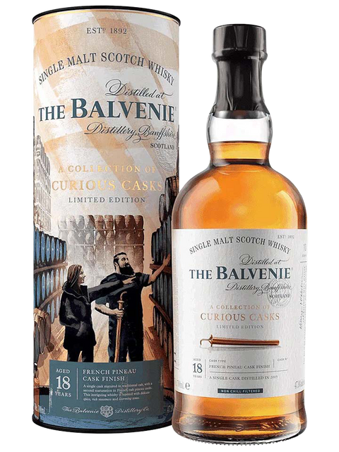Balvenie Curious Casks Limited Edition French Pineau 18 YO 47.9% 700ml