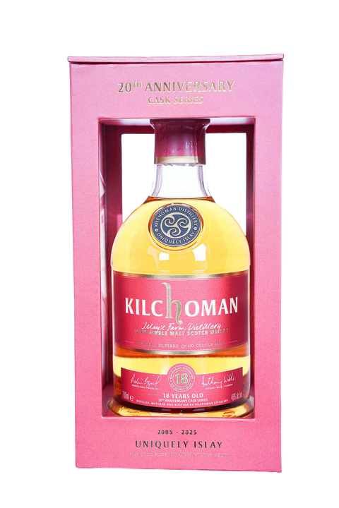 Kilchoman, 20th Anniversary, 18YO Bourbon Cask 46% 700ml